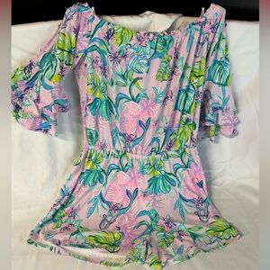 Ruffle Off-Shoulder Lilly Pulitzer Romper